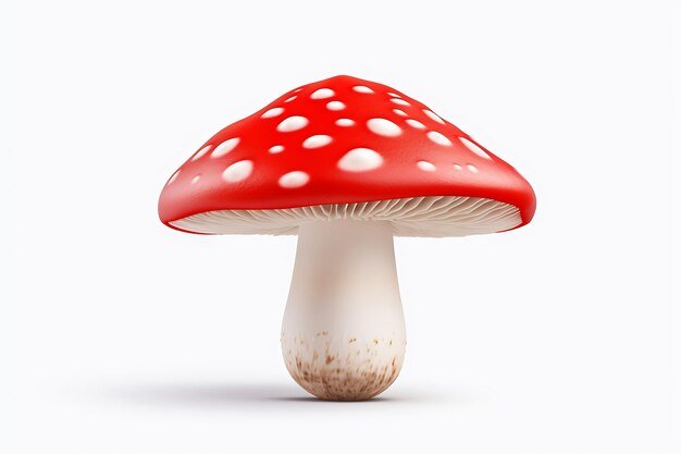 generative ai amanita muscaria isolated white background 934909 18385