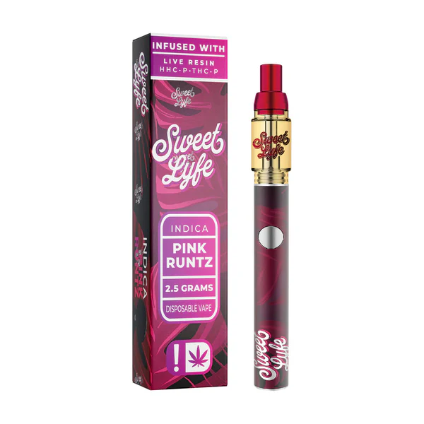 Sweet Lyfe- 2500mg Disposable THC Vape Pen Australia​ - Pink Runtz