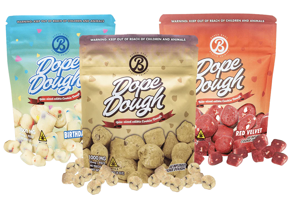 Dope Dough 1000mg Cannabis Cookies