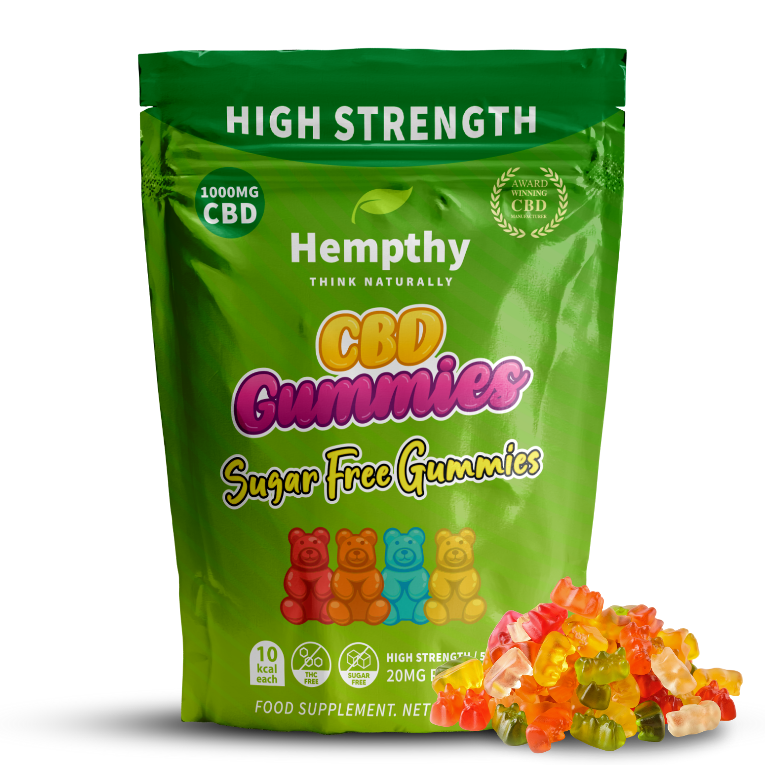 Hempthy 1000mg CBD Gummies