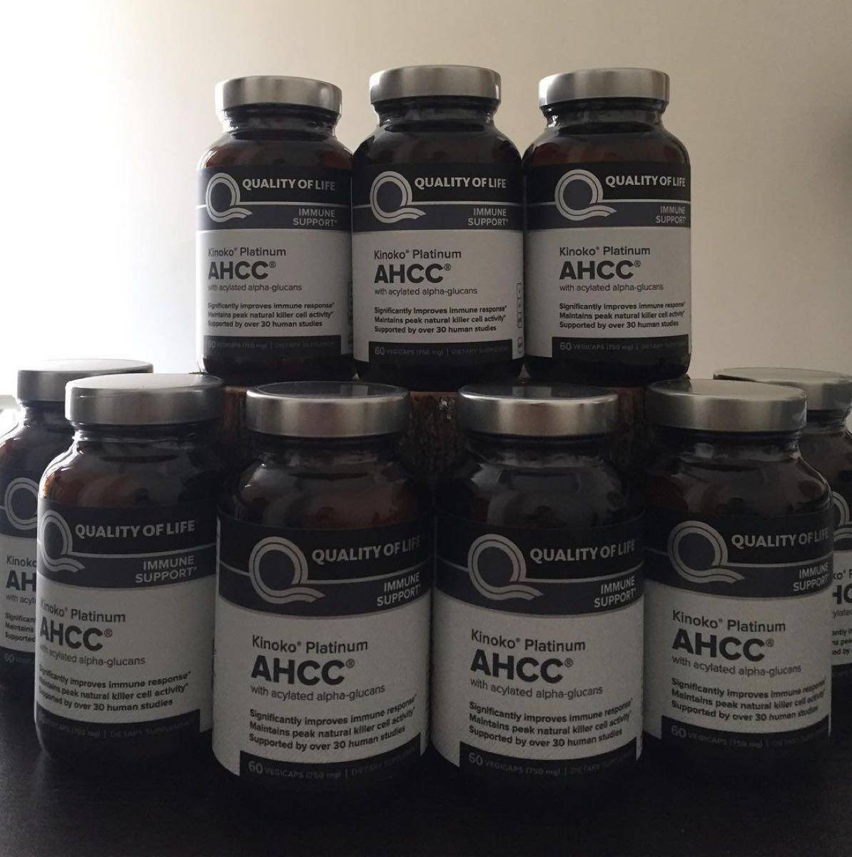 𝐏𝐫𝐞𝗺𝐢𝐮𝗺 𝐊𝐢𝐧𝗼𝐤𝗼 𝐏𝐥𝐚𝐭𝐢𝐧𝐮𝗺 𝐀𝐇𝐂𝐂 Supplement-750mg of AHCC per capsule -support Immune Health,Liver Function,Maintains Natural killer cell Activity-60 veggie capsules