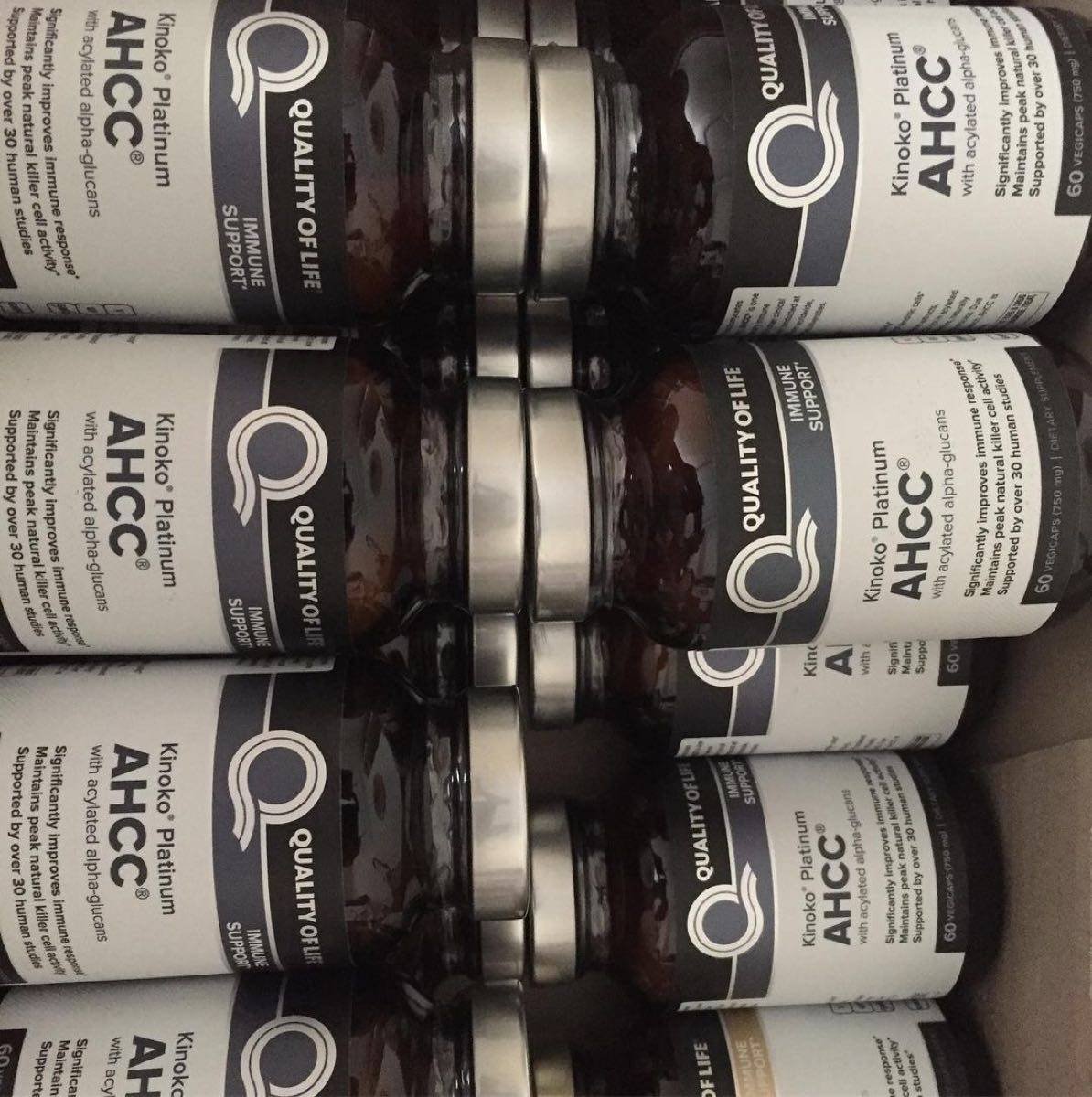 𝐏𝐫𝐞𝗺𝐢𝐮𝗺 𝐊𝐢𝐧𝗼𝐤𝗼 𝐏𝐥𝐚𝐭𝐢𝐧𝐮𝗺 𝐀𝐇𝐂𝐂 Supplement-750mg of AHCC per capsule -support Immune Health,Liver Function,Maintains Natural killer cell Activity-60 veggie capsules