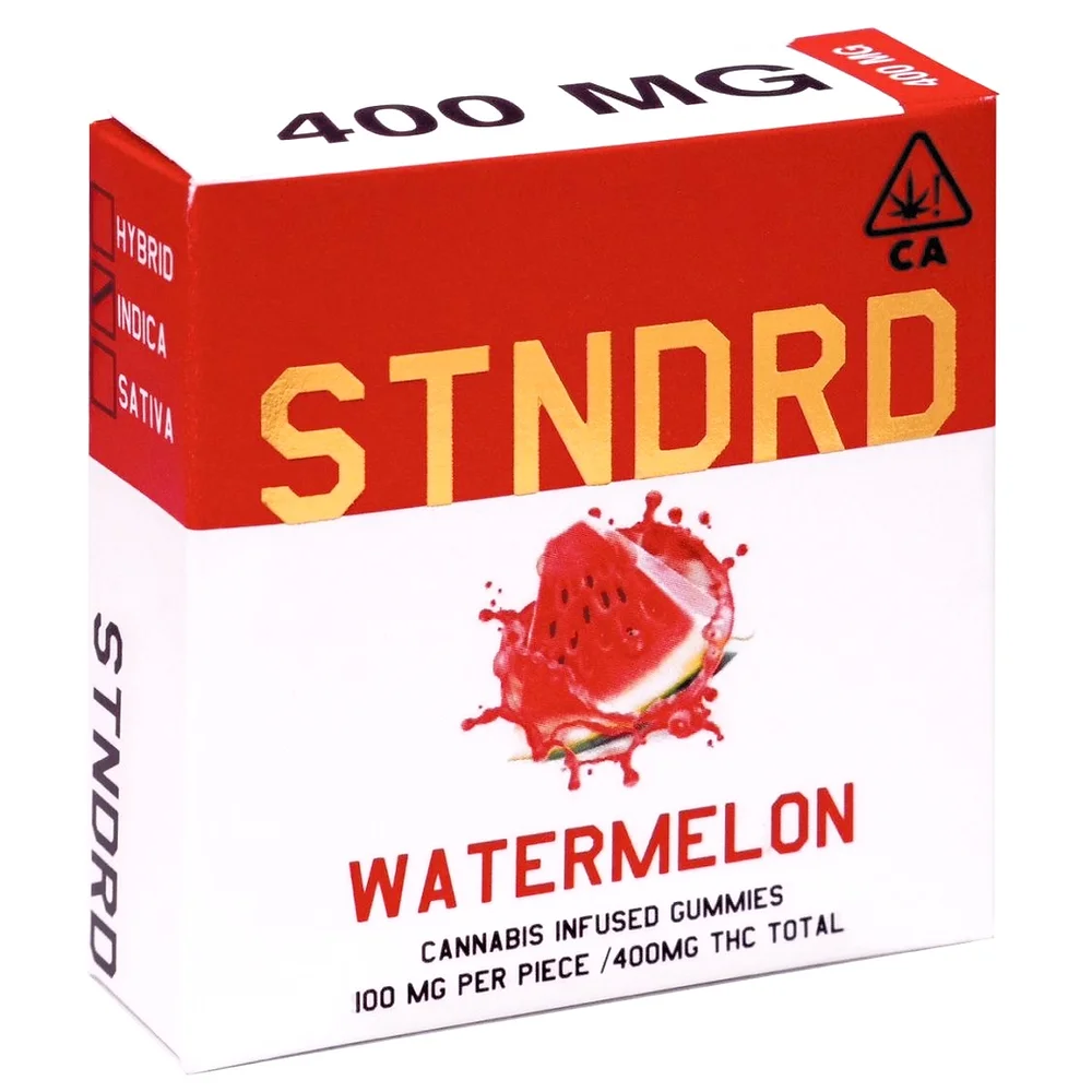 STNDRD - 400mg THC Gummies Australia - Watermelon