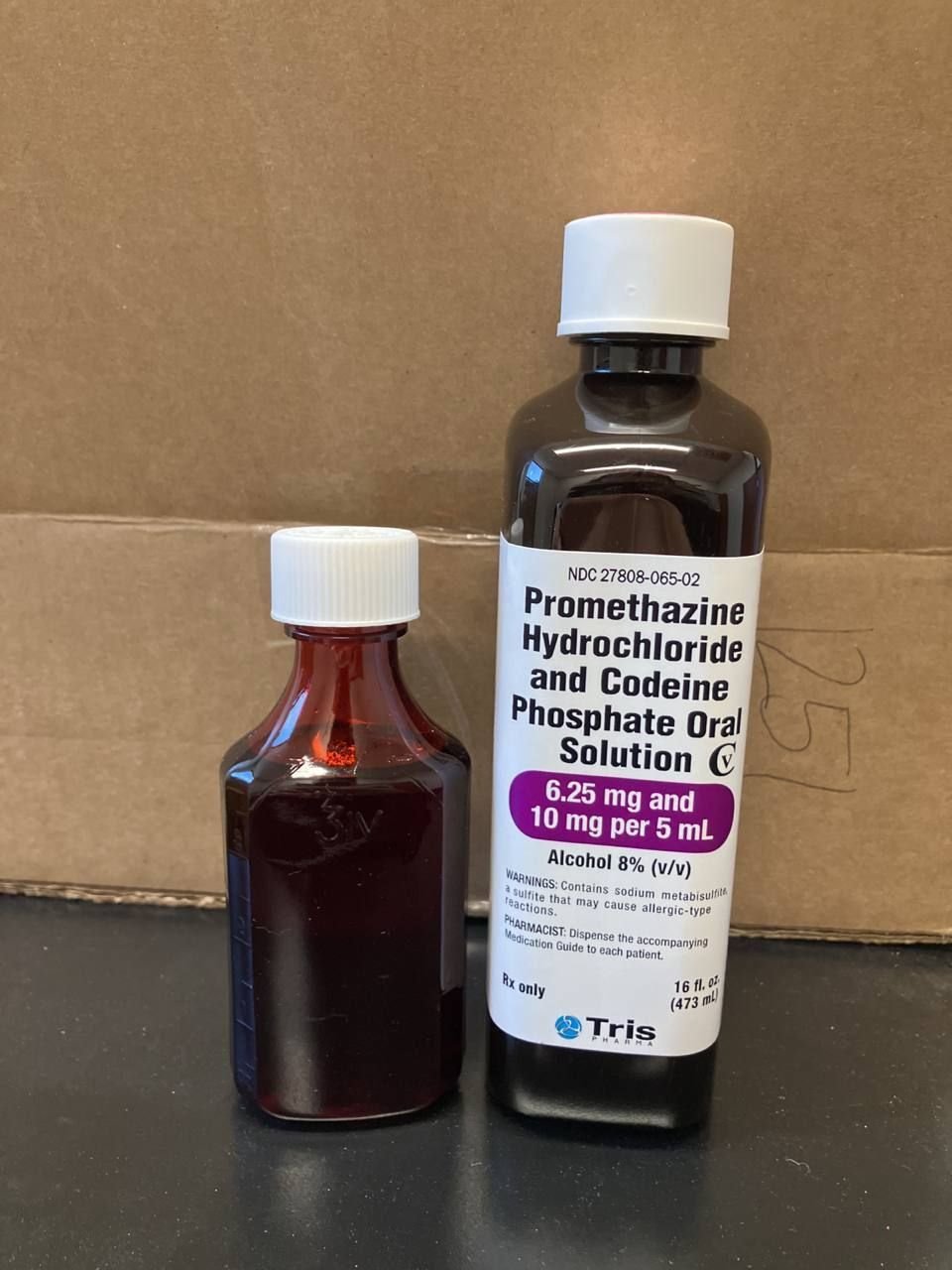 PROMETHEZINE HYDROCHLORIDE AND CODEINE